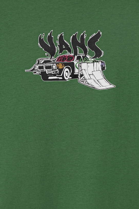 Chłopiec Vans t-shirt bawełniany dziecięcy Copout VN000MK1BR11 zielony