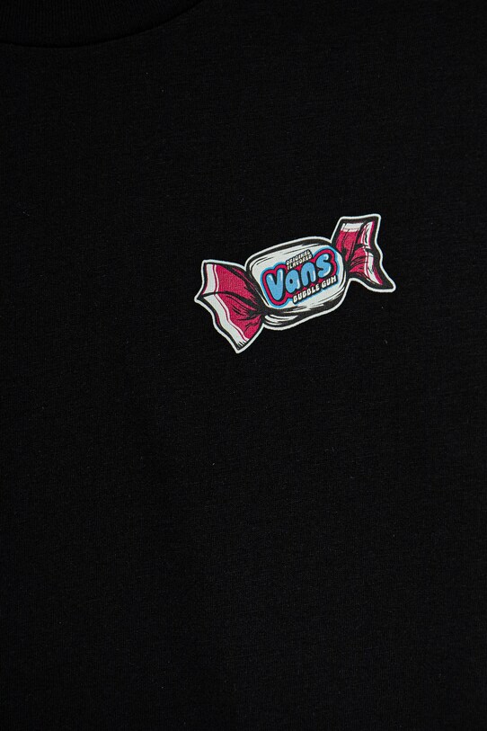 Băieți Vans tricou de bumbac pentru copii Stuck On VN000MMKBLK1 negru