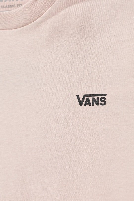 Chlapec Bavlnené tričko Vans LEFT CHEST TEE VN0A4MQ3O3N1 ružová
