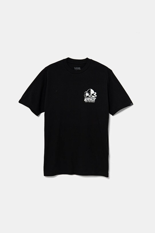 Vans t-shirt bawełniany dziecięcy Mister Sinister VN000MK8BLK1 czarny SS25