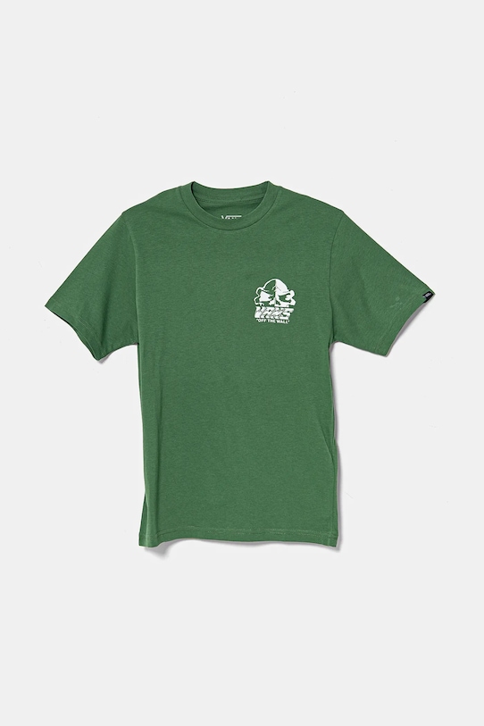 Detské bavlnené tričko Vans Mister Sinister VN000MK8BR11 zelená SS25