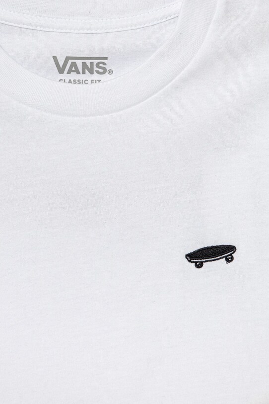 Chłopiec Vans t-shirt bawełniany dziecięcy SALTON VN000P5SWHT1 biały