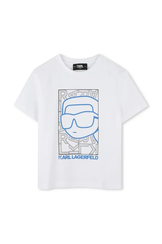 Karl Lagerfeld gyerek pamut póló pamut fehér Z30563.86.108