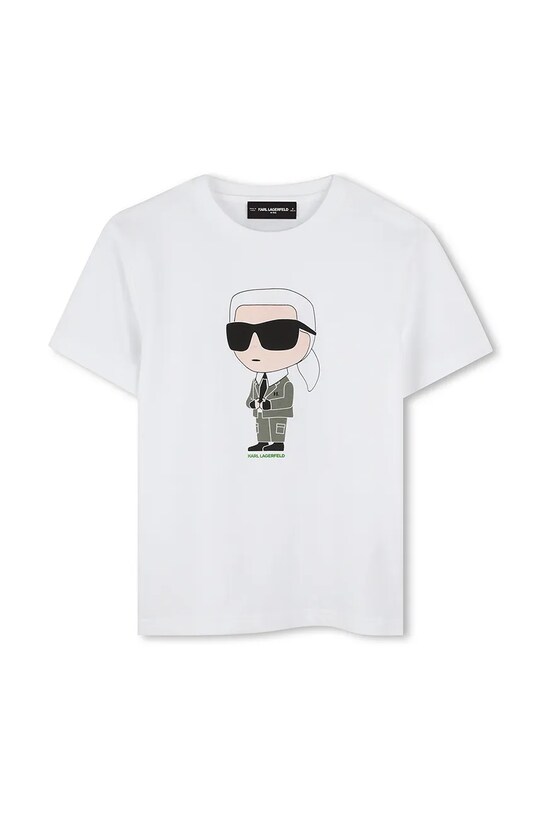 Karl Lagerfeld gyerek pamut póló pamut fehér Z30437.86.108