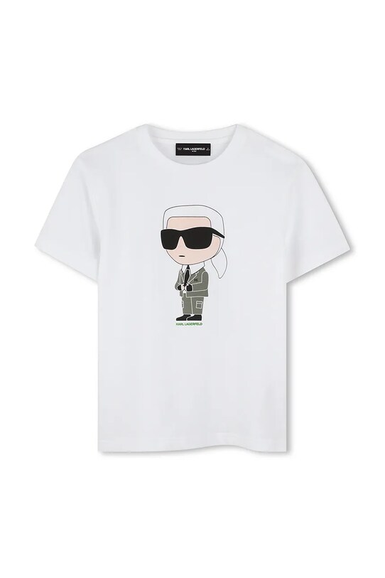 Karl Lagerfeld gyerek pamut póló pamut fehér Z30437.114.150