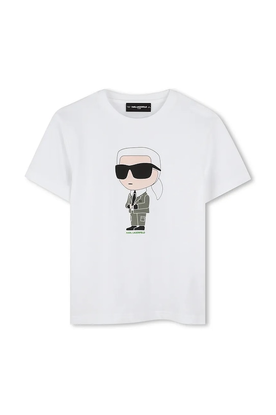 Karl Lagerfeld gyerek pamut póló pamut fehér Z30437.162.174