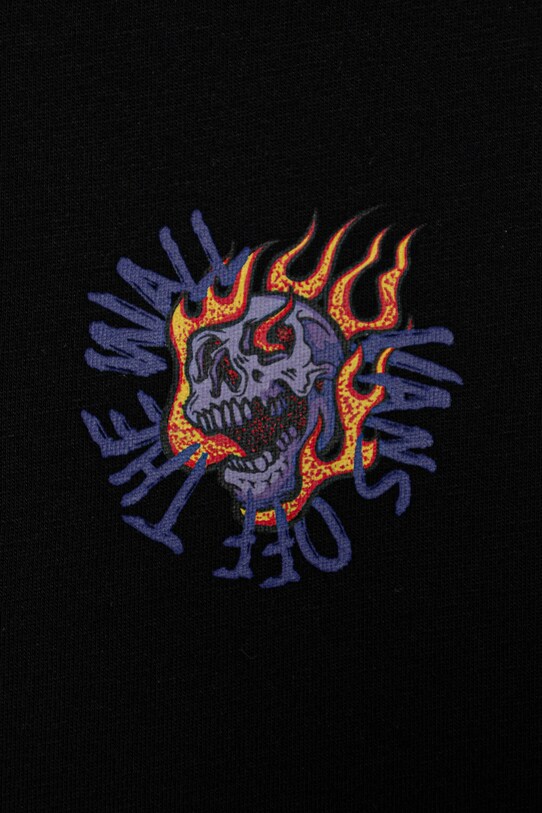 CHLAPEC Dětské bavlněné tričko Vans Vortex VN000MKHBLK1 černá