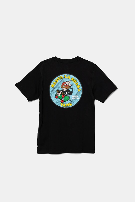 Detské bavlnené tričko Vans HASTA LA SHAKA VN000NWQBLK1 čierna SS25
