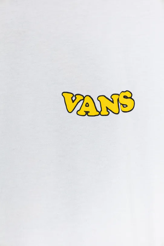 Chlapec Detské bavlnené tričko Vans HASTA LA SHAKA VN000NWQWHT1 biela