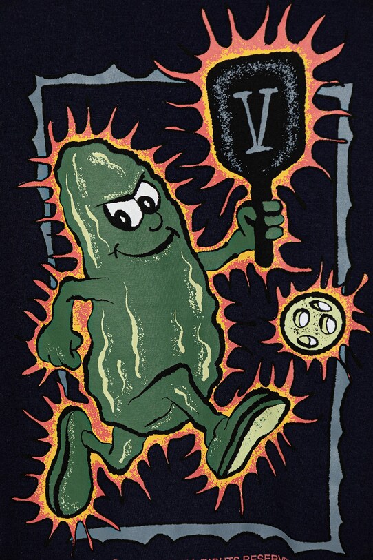 Chłopiec Vans t-shirt bawełniany dziecięcy Pickleballer VN000MKNNVY1 granatowy