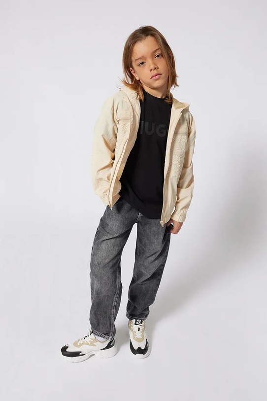 Băieți HUGO tricou de bumbac pentru copii G00333.114.150 negru