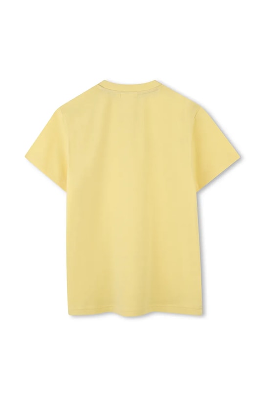 HUGO tricou de bumbac pentru copii G00333.162.174 galben SS25