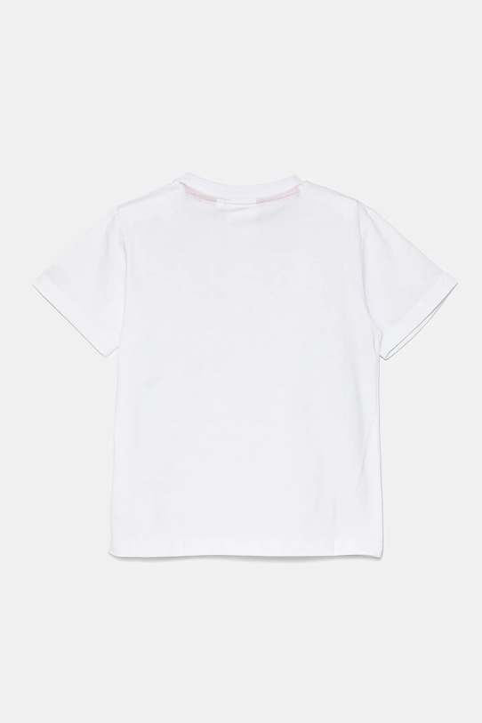 Дитяча бавовняна футболка HUGO G00335.162.174 білий SS25