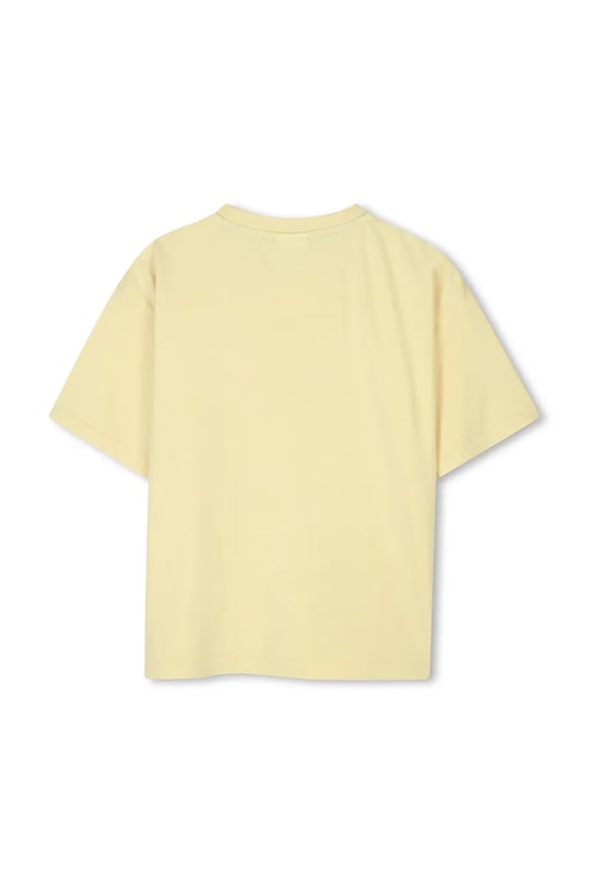 HUGO tricou de bumbac pentru copii G00337.114.150 galben SS25