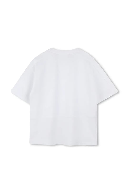 HUGO tricou de bumbac pentru copii G00342.162.174 alb SS25