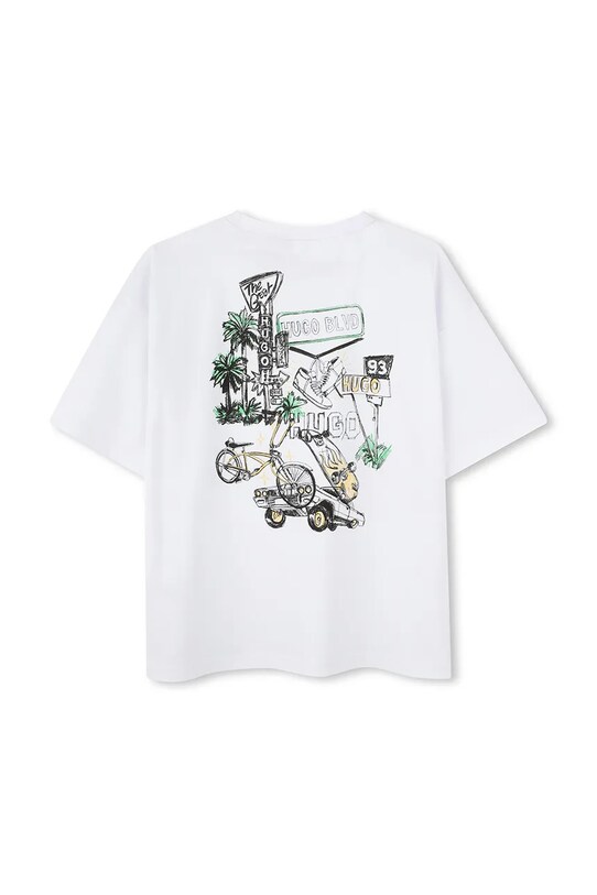 Băieți HUGO tricou de bumbac pentru copii G00345.102.108 alb