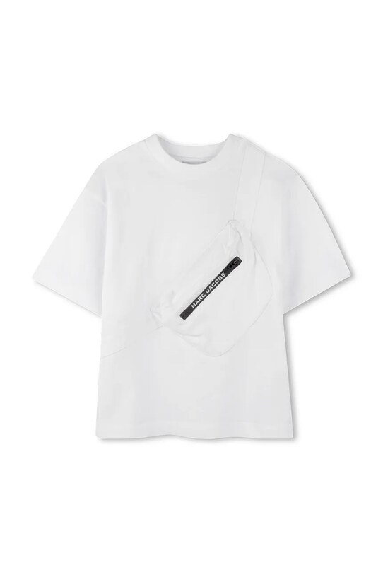 Παιδικό βαμβακερό μπλουζάκι Marc Jacobs βαμβάκι λευκό W60449.86.108