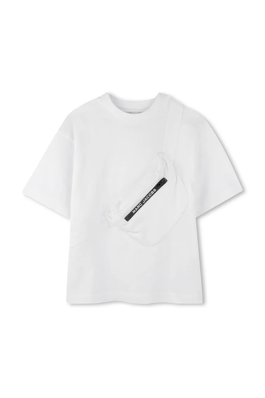 Marc Jacobs tricou de bumbac pentru copii uni alb W60449.156