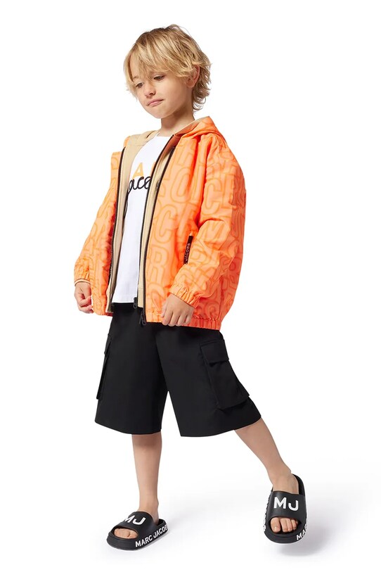 Παιδικό βαμβακερό μπλουζάκι Marc Jacobs W60455.86.108 λευκό