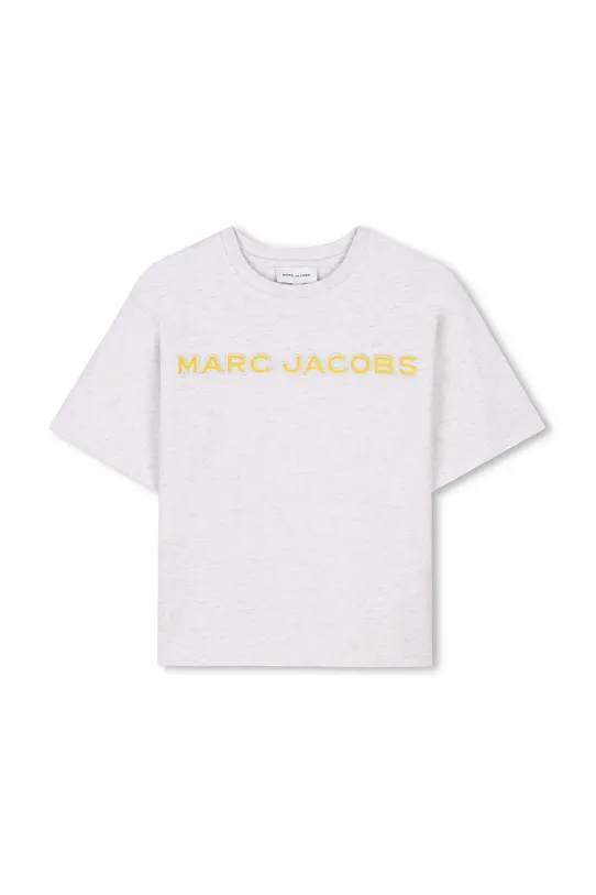 Детска памучна тениска Marc Jacobs памук сив W60457.86.108