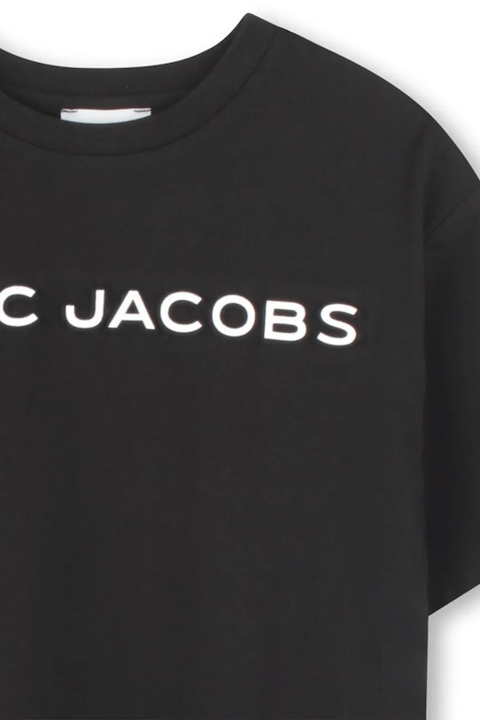 Băieți Marc Jacobs tricou de bumbac pentru copii W60457.114.150 negru