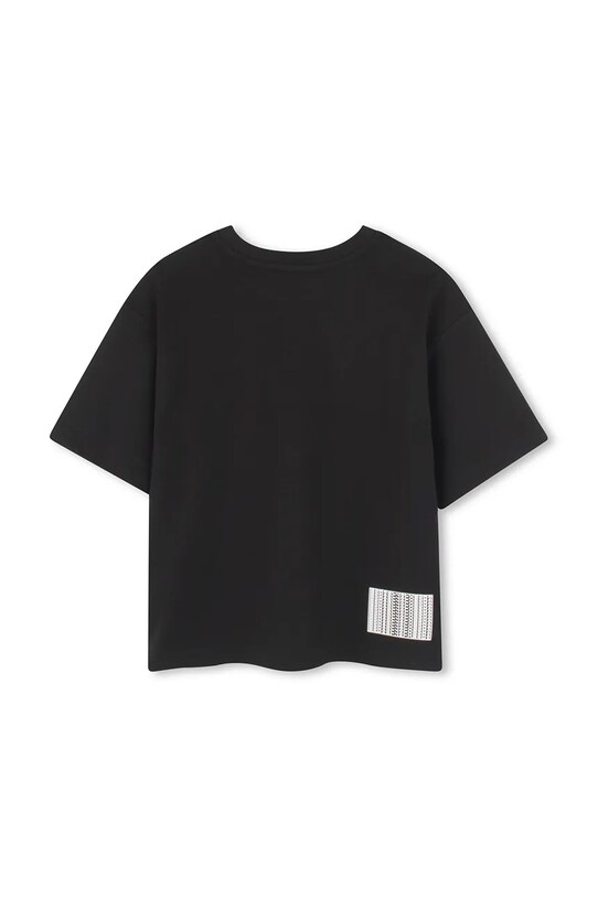 Детская хлопковая футболка Marc Jacobs W60457.156 чёрный SS25