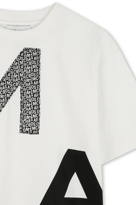 Дитяча бавовняна футболка Marc Jacobs бежевий W60460.86.108