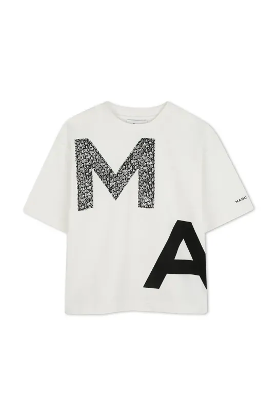 Marc Jacobs t-shirt bawełniany dziecięcy W60460.156 beżowy SS25