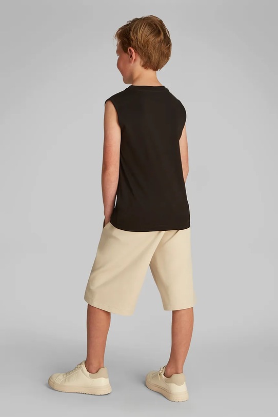 Детская хлопковая футболка Calvin Klein Jeans 2 шт чёрный IB0IB02443.128.176.PPYA