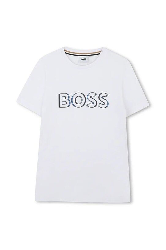 Дитяча бавовняна футболка BOSS бавовна білий J52034.114.150
