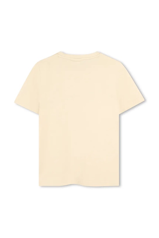 Detské bavlnené tričko BOSS J52034.114.150 béžová SS25