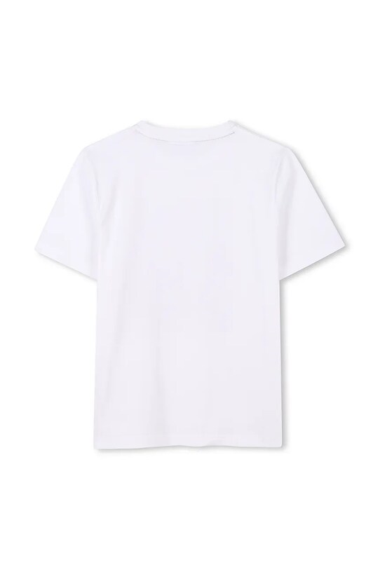 Dječaci Dječja pamučna majica kratkih rukava BOSS J52036.102.108 bijela