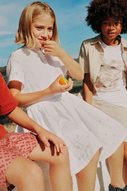 Dječja pamučna majica kratkih rukava BOSS J52036.102.108