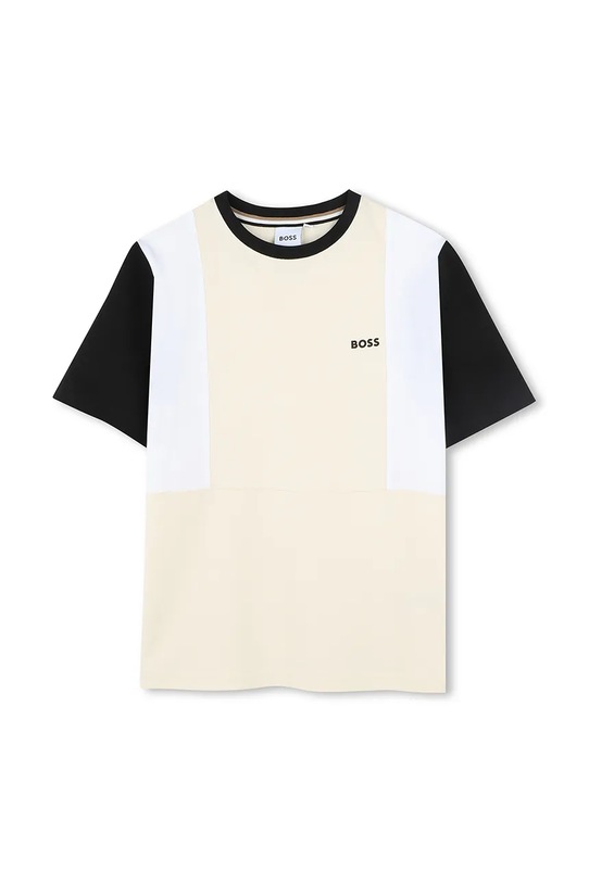 BOSS tricou de bumbac pentru copii uni bej J52039.162.174