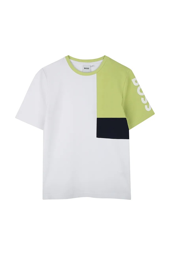 BOSS tricou copii print alb J52040.114.150