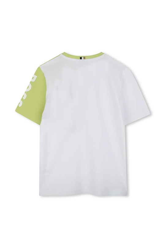 BOSS tricou copii J52040.114.150 alb SS25
