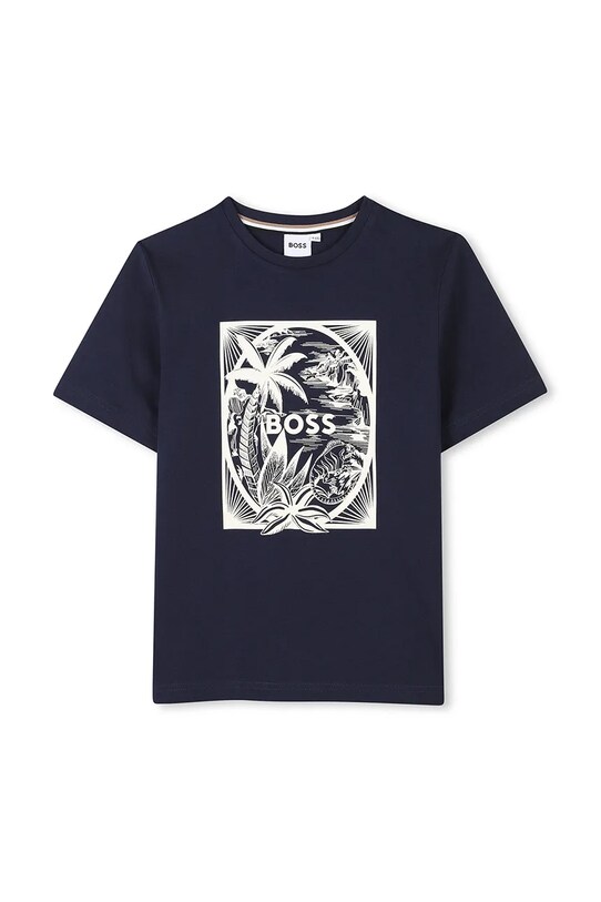 BOSS t-shirt in cotone per bambini cotone blu navy J52050.162.174