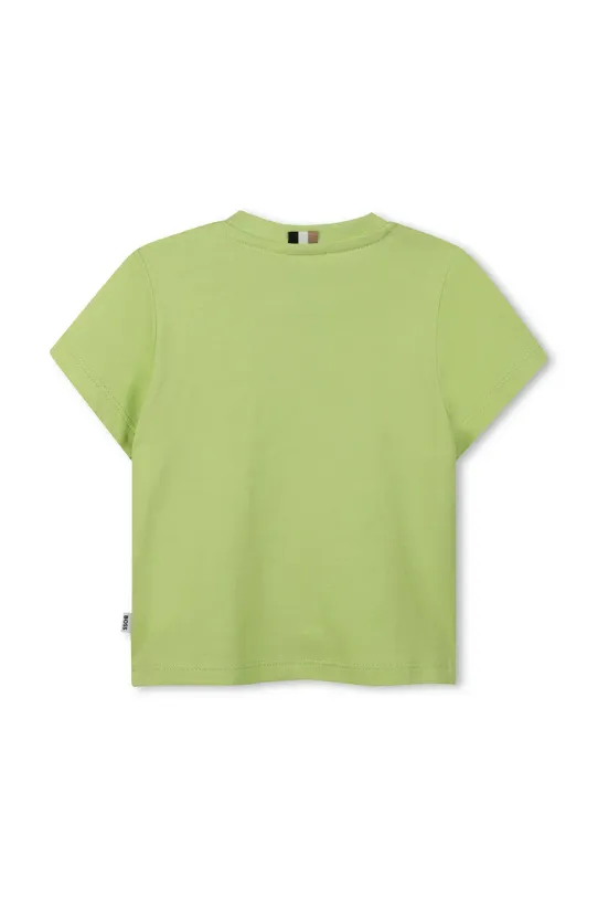 BOSS tricou din bumbac pentru bebelusi J52110.86.94 verde SS25