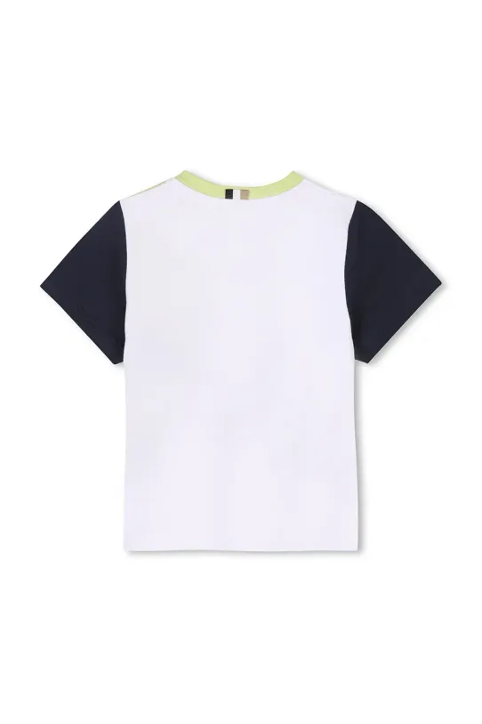 BOSS t-shirt niemowlęcy J52112.86.94 biały SS25