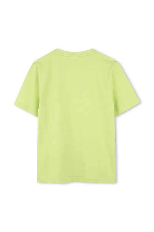 BOSS t-shirt bawełniany dziecięcy J52030.102.108 zielony SS25