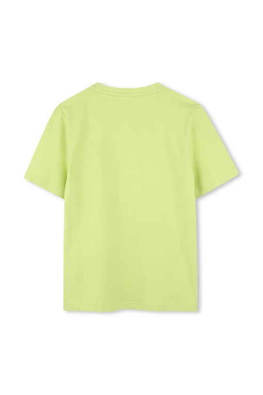 BOSS t-shirt bawełniany dziecięcy J52030.162.174 zielony SS25