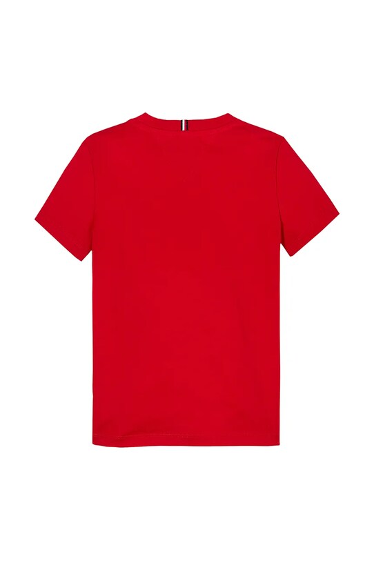 Băieți Tommy Hilfiger tricou de bumbac pentru copii KB0KB09536.116.122.PPYA rosu
