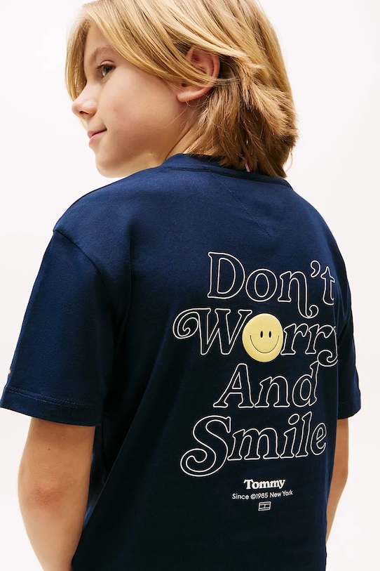 Tommy Hilfiger tricou bumbac negru KB0KB09650.116.122.PPYA