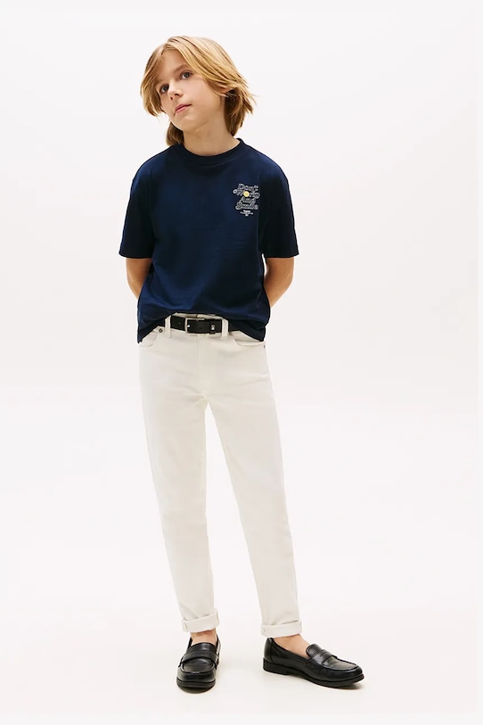 Tommy Hilfiger tricou negru KB0KB09650.116.122.PPYA