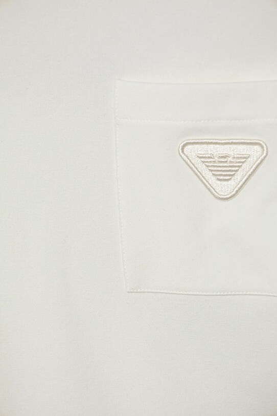 Chłopiec Emporio Armani t-shirt dziecięcy EB000230.AF13450 biały