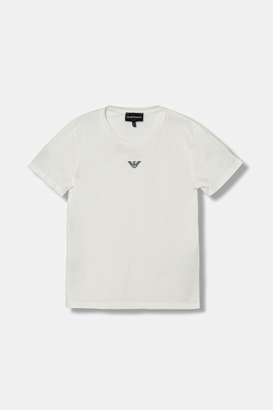 Dětské bavlněné tričko Emporio Armani bílá EB000421.AF15013