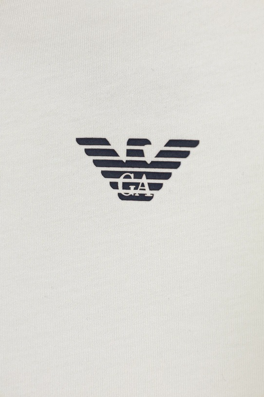 Chłopiec Emporio Armani t-shirt bawełniany dziecięcy EB000421.AF15013 biały