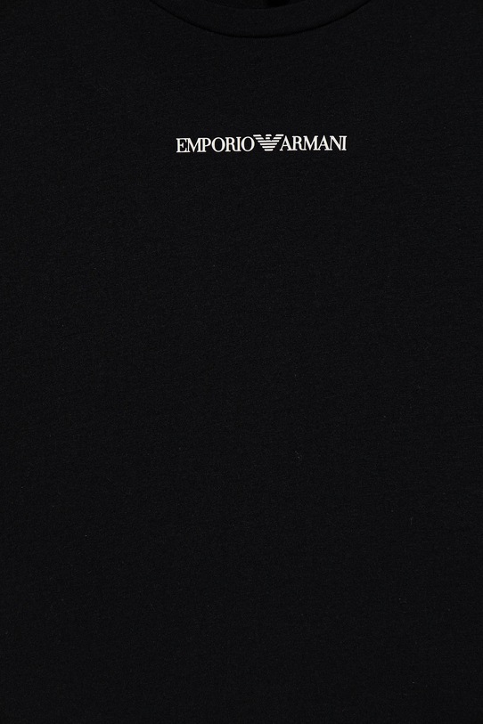 Chłopiec Emporio Armani t-shirt bawełniany dziecięcy EB000421.AF15013 granatowy