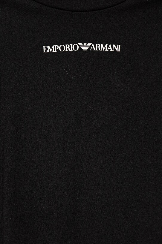 Мальчик Детская хлопковая футболка Emporio Armani EB000421.AF15013 чёрный