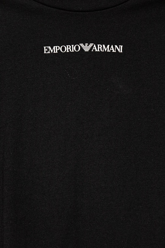 Băieți Emporio Armani tricou din bumbac pentru copii EB000421.AF15013 negru